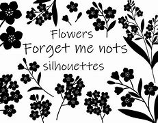 Image result for Forget Me Not Flowers Clip Art