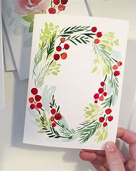 Image result for Whimsical Christmas Cards Watercolor
