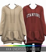 Image result for Plain Black Hoodie Sims 4