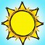 Image result for Summer Sun Clip Art Black and White