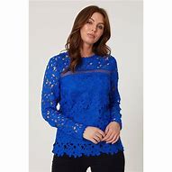 Image result for Long Sleeve Lace Tops for Women