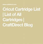 Image result for List of Images On Cricut Cartridges