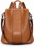 Image result for Medium Size Leather Backpack Purse