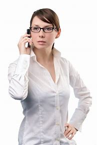 Image result for Businesswoman Holding Cell Phone