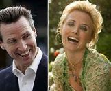 Image result for Gavin Newsom and Jennifer