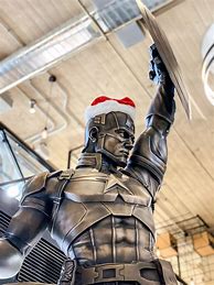 Image result for Captain America Statue