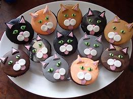 Image result for Orange Cat Cupcakes