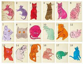 Image result for Andy Warhol Pop Art Cat