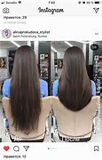 Image result for Long Hair with U Shape