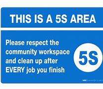 Image result for 5S Safety Signage Board