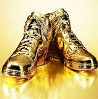 Image result for White and Gold Sneakers