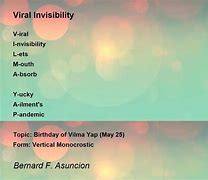 Image result for Invisibility Poem