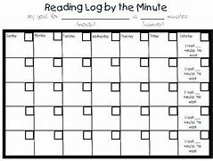 Image result for Kindergarten Monthly Reading Log Printable