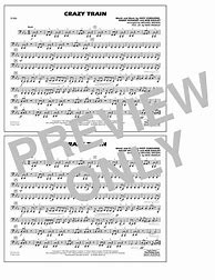 Image result for Crazy Train Tuba Sheet Music