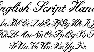 Image result for English Character Lettering