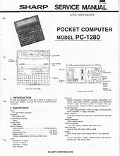 Image result for Sharp Pocket Computer