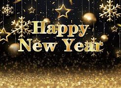 Image result for Happy New Year Backdrop Gold and Black