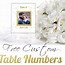 Image result for Wedding Table Numbers DIY Ideas