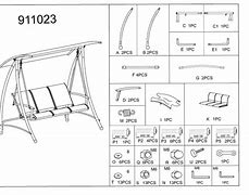 Image result for Lawn Chair Swing Replacement Parts