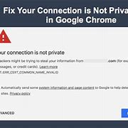 Image result for Your Connection Is Not Private Chrome