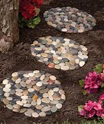 Image result for Wood Stepping Stones