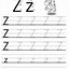 Image result for Alphabet Letter Z Tracing Worksheets