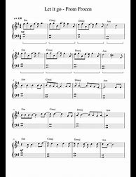Image result for Let It Go Piano