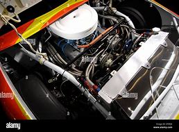 Image result for Old NASCAR Engine with Dual Quads