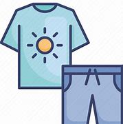 Image result for T-Shirt Shorts Clip Art
