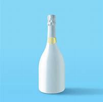 Image result for White Champagne Bottle