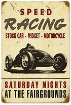 Image result for Making a Vintage Racing Sign