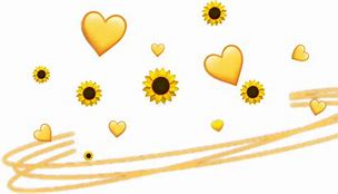 Image result for Yellow Heart Crown PNG