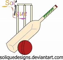 Image result for Cricket Bat Drawing