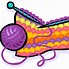 Image result for Crochet Hook-And Yarn Stencil