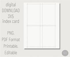 Image result for Format for 3X5 Card