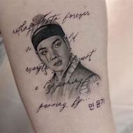 Image result for Yoon Gi Tattoos