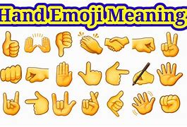 Image result for Hold My Hand Sign Emoji