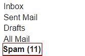 Image result for Hotmail Spam Folder