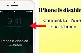 Image result for iPhone Is Disabled Connect to iTunes 6