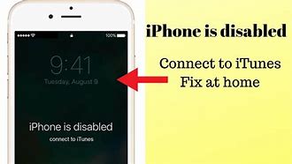 Image result for iPhone Is Disabled Connect to iTunes Reset