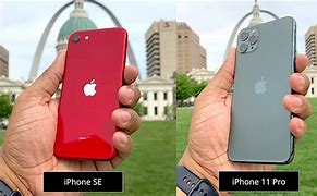 Image result for iPhone SE vs iPhone 11 Photos