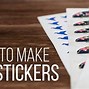 Image result for Print Stickers at Home