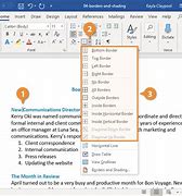 Image result for How to Add Bottom Border Word