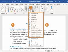 Image result for How to Add Black Border in Word