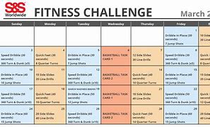 Image result for Fitness Challenge Calendar
