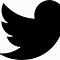 Image result for White Transparent Twitter Logo Icon