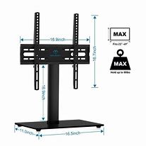 Image result for PERLESMITH Universal TV Stand