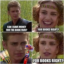 Image result for Book Fair Meme