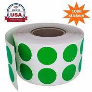 Image result for Green Round Stickers