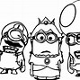 Image result for Minions Happy New Year Colouring